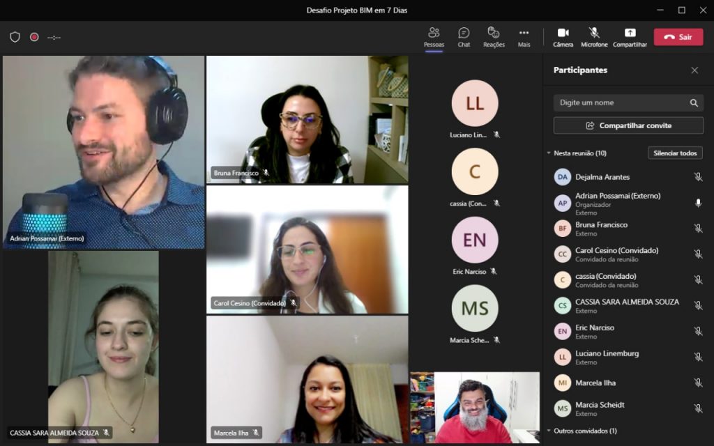 Desafio no Teams - alunos