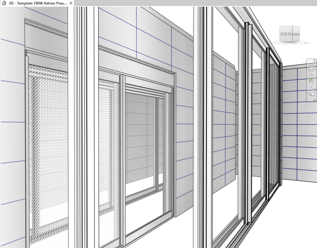 Esquadrias com níveis de detalhes (LOD) adaptáveis